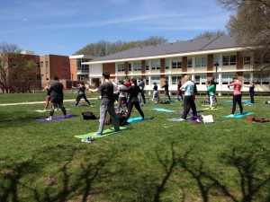 Yoga on the Lawn